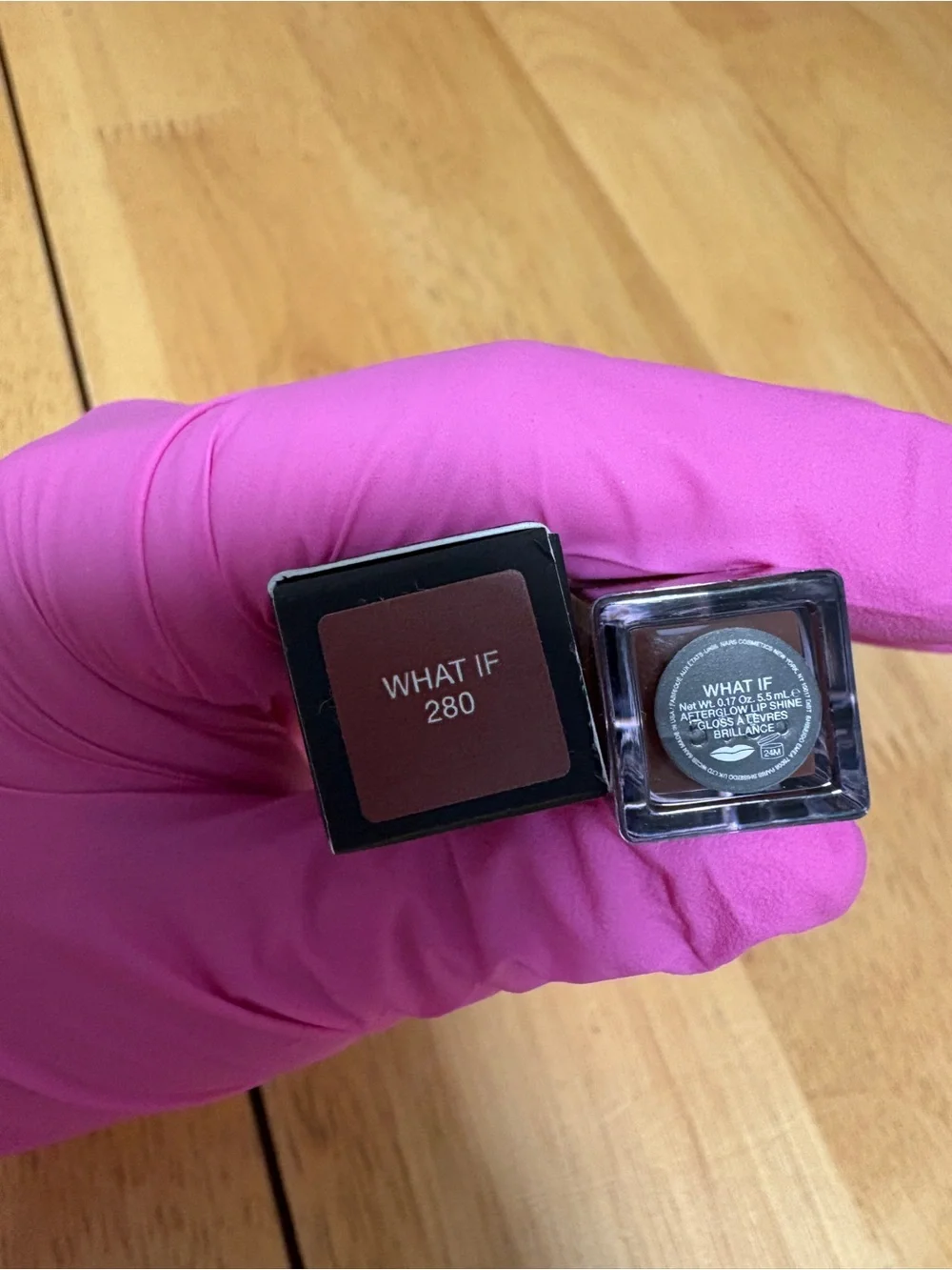 Nars Afterglow Lip Shine WHAT IF 280, Full Sz 0.17 Oz Original Packaging, BNIB